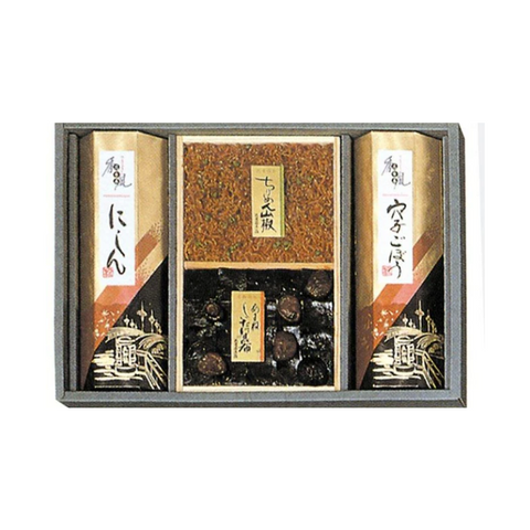 しいたけ昆布、ちりめん山椒、昆布巻きセット