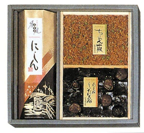 しいたけ昆布、ちりめん山椒、昆布巻きセット