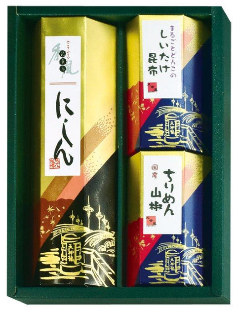 あまねしいたけ昆布 ちりめん山椒、にしん昆布巻